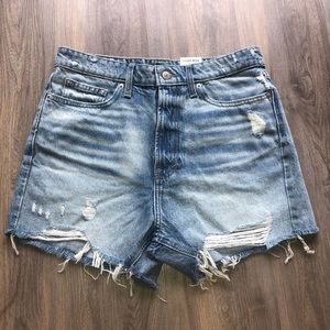 Lucky Brand High Rise Cut Off Jean Short